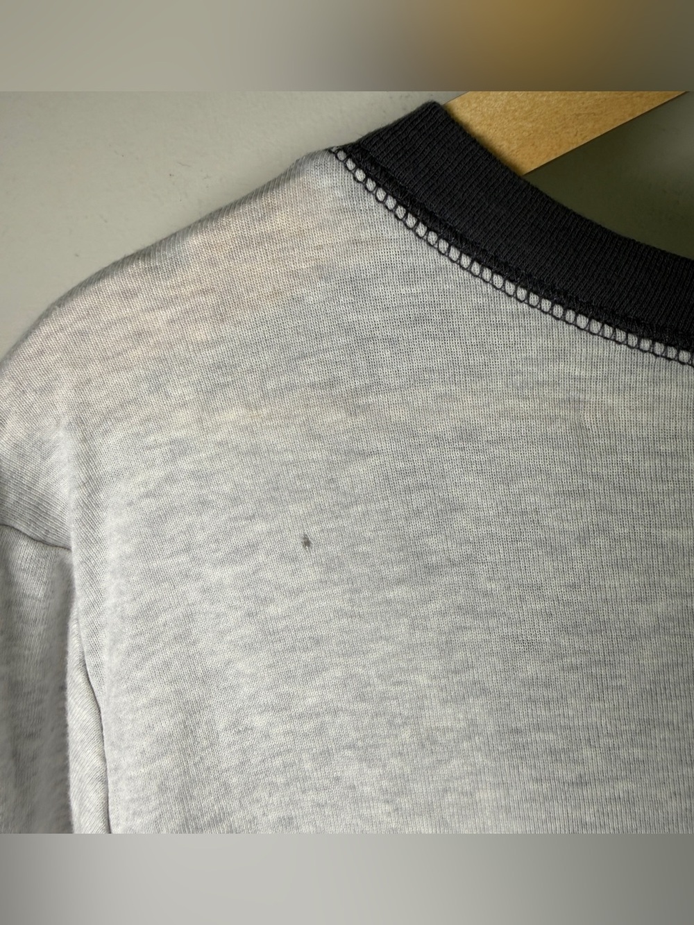 Victoria’s Secret VS Pure Cotton Sleep Shirt Nightgown Gray Black Trim Size XL - Picture 6 of 9